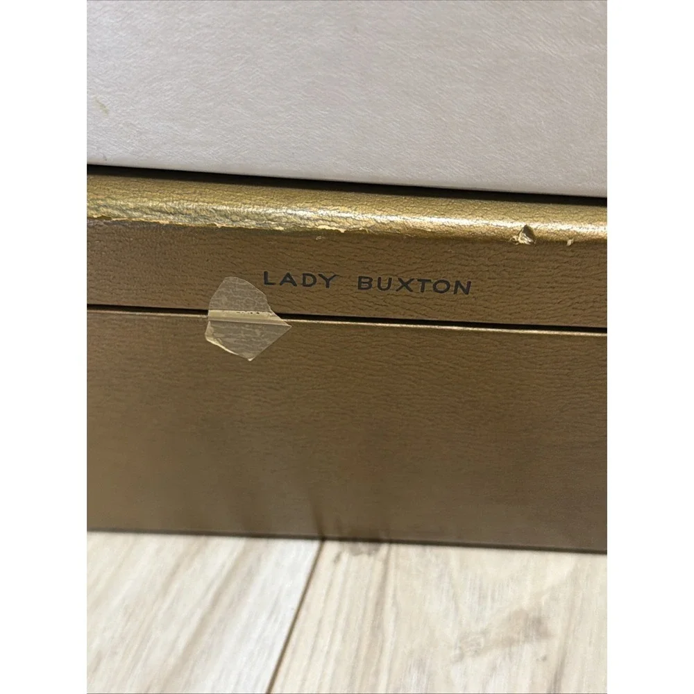 Vintage MCM  Lady Buxton Jewelry Box‎ Set Of 2 White And Gold Tiered Hollywood